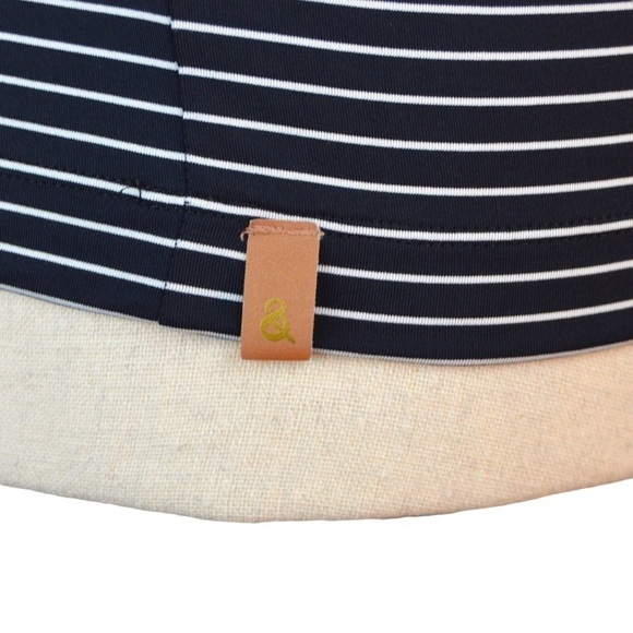 Lou & Grey FORM‎ Slinky Dolman Sleeve Striped Loose Fit Pullover Top, Size XS - Picture 5 of 9